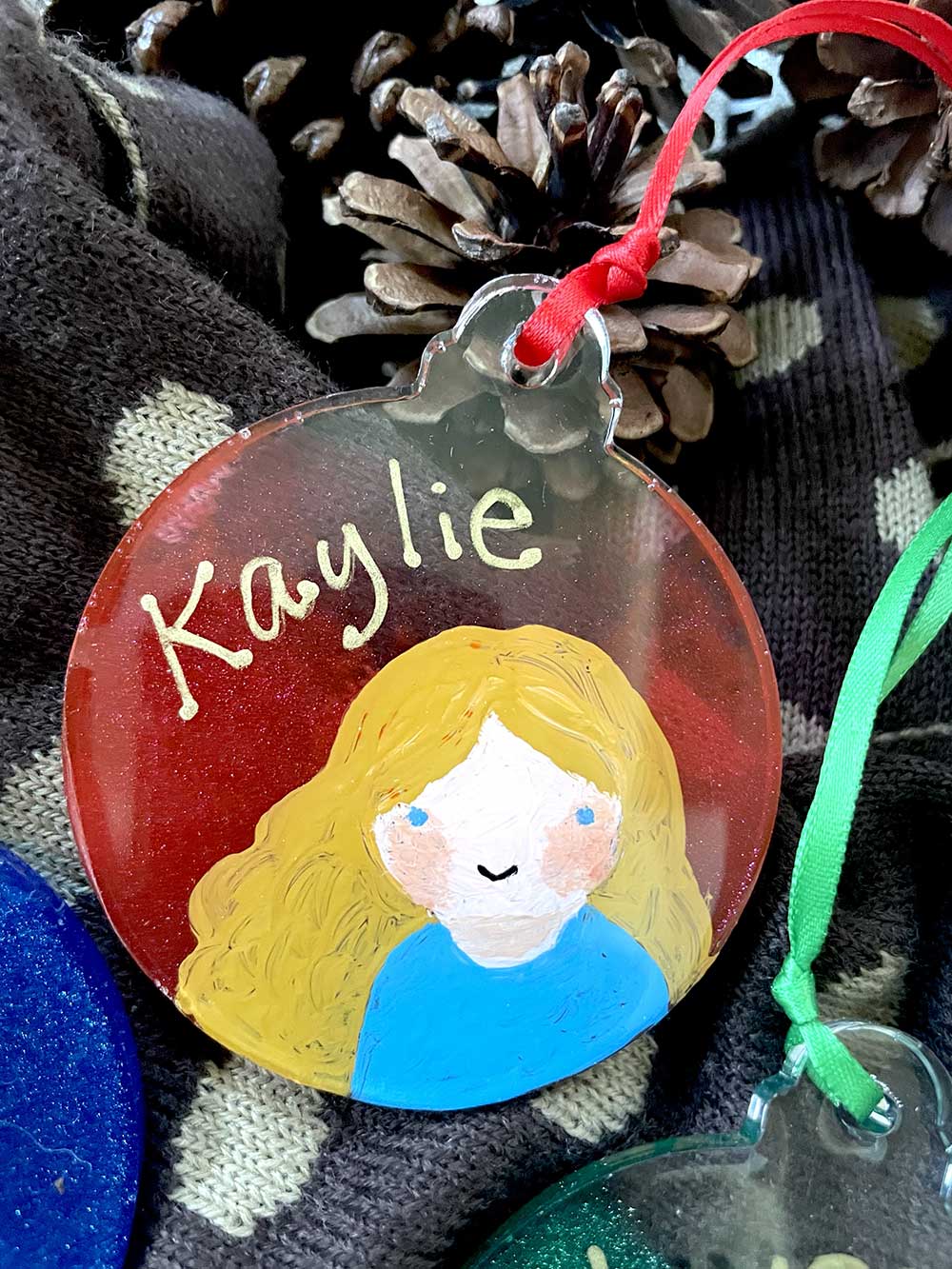 Order Closed -- Custom Hand-Painted Ornament π - HOLIDAY SPECIAL