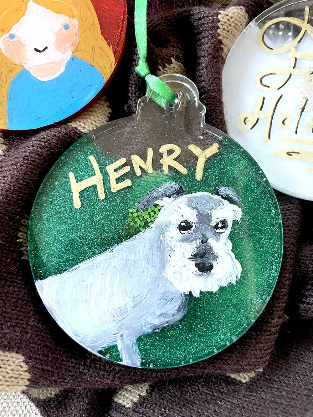 Order Closed -- Custom Hand-Painted Ornament π - HOLIDAY SPECIAL