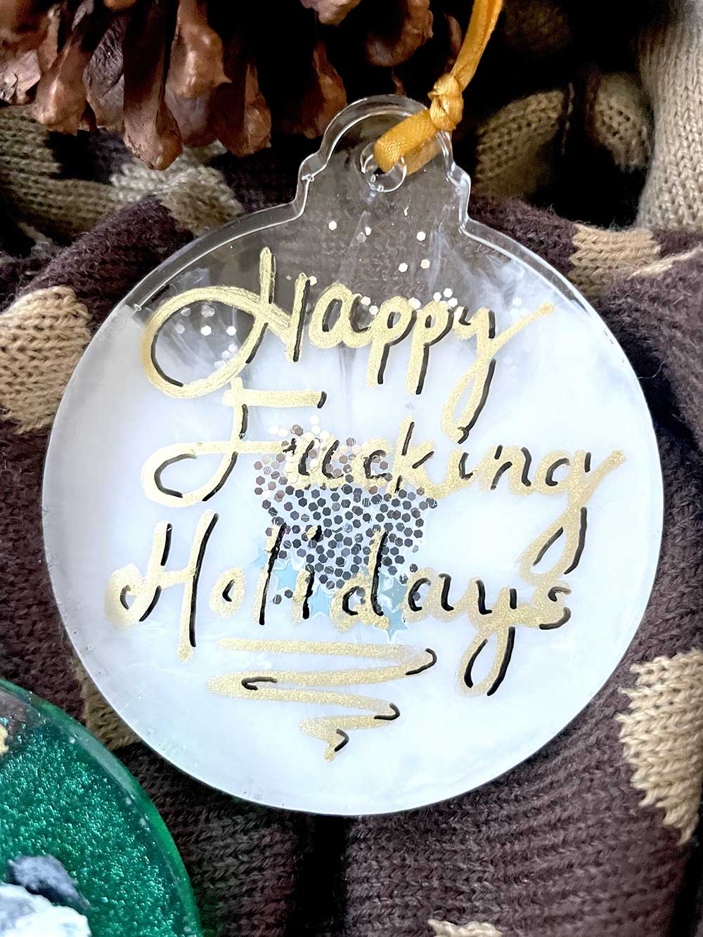 Order Closed -- Custom Hand-Painted Ornament π - HOLIDAY SPECIAL