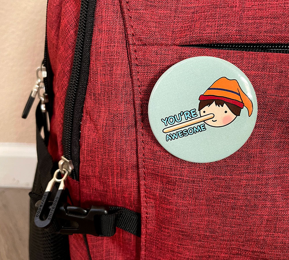 Pinocchio π¦π» is Savage - Button