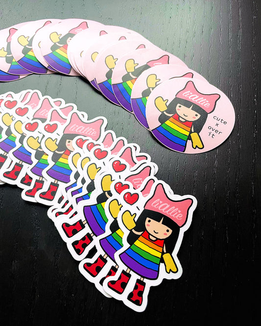 Liallie girl stickers pack 🌈 - 2 for the price of 1