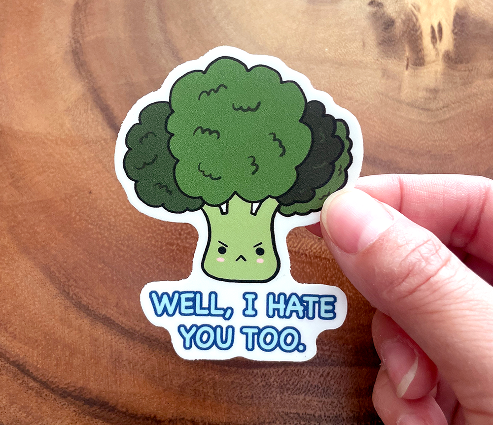 Broccoli love 🥦 - Sticker