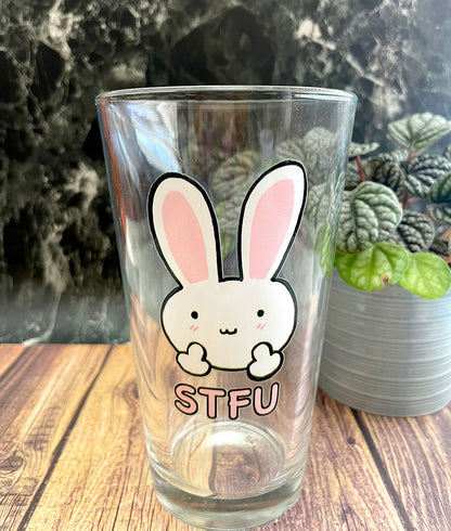 Insult drinking Glass 16 oz 🥛 (multiple designs)